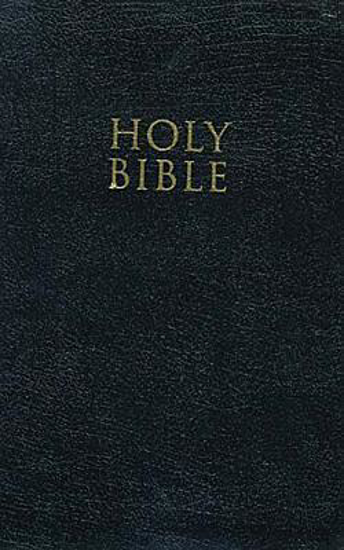 Picture of NKJV Bible Reference Bonded Leather Black