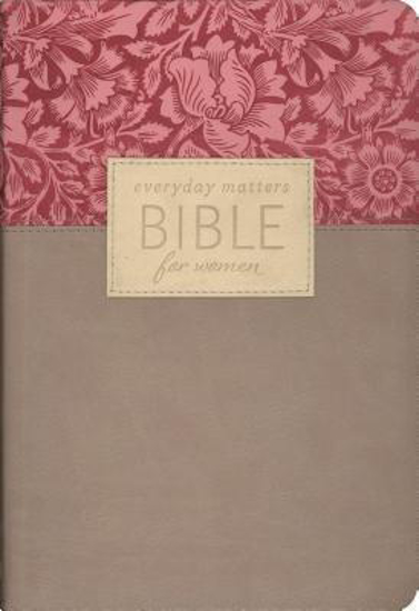 Picture of NLT Bible Everyday Matters for Women Flexisoft Rose Floral Khaki