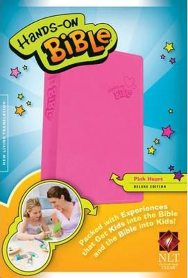 Picture of NLT Bible Kids Hands-On Deluxe edition Leatherlike Pink Heart