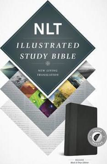 Picture of NLT Bible Study Illustrated Leatherlike Black Onyx Indexed
