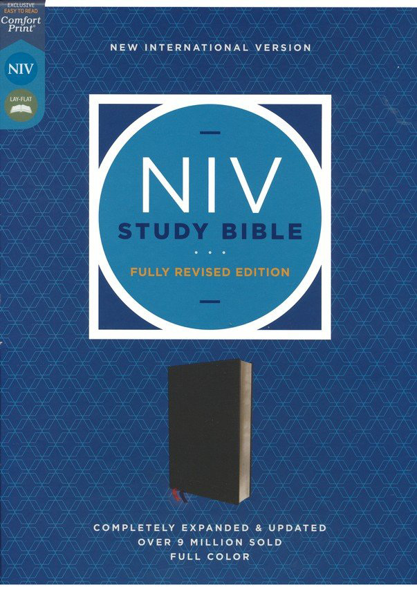 NIV Study Bible, Fully Revised Edition, Black (red Letter). Christian ...