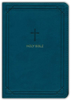 Picture of NKJV Compact Reference Bible, Comfort Print--soft leather-look, teal (red letter)