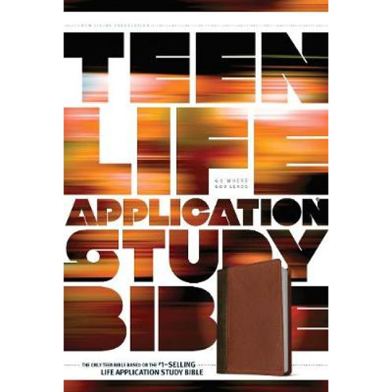 Picture of NLT Teen Life Application Study Bible (LeatherLike, Brown)