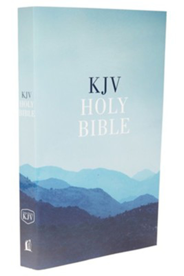 Picture of KJV Value Outreach Bible Paperback Blue Scenic