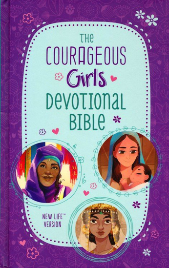 Picture of The Courageous Girls Devotional Bible: New Life Version