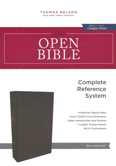 Picture of NKJV The Open Bible by Thomas Nelson