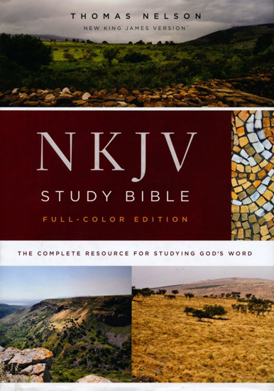 Picture of NKJV Study Bible Full-Colour Hardcover