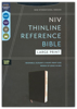 Picture of NIV Large-Print Thinline Reference Bible--European Bonded Leather, Black (Indexed)