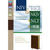 Picture of NIV/NKJV/NLT/Message Bible 2011 Parallel Contemporary Comparative Bonded Leather Burgundy