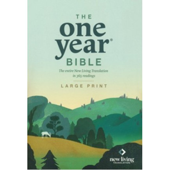 Picture of NLT Bible One Year Slimline Premium Large Print Paperback