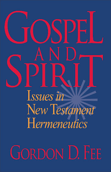 Picture of Gospel and Spirit by Gordon Fee