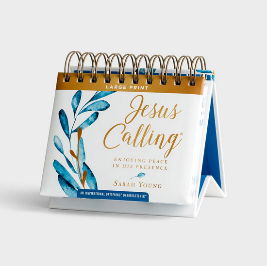 Picture of Jesus Calling: Enjoying Peace in His Presence - Large Print - Perpetual Calendar